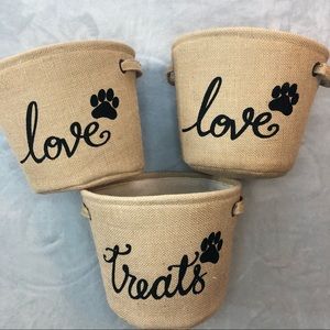 3 Baskets - Dog Love Paw